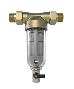 Waterdrop Spin Down Sediment Filter, Whole House Water Filter System for Well/City Water, 40-50 Micron, 1" MNPT + 3/4" MNPT