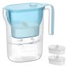Waterdrop Water Filter Pitcher with 1 Filter, 200-Gallon Long-Life, Chubby 10-Cup Large Water Filter Pitcher, NSF Certified, 5X Times Lifetime, Reduces PFOA/PFOS, BPA Free, White 4