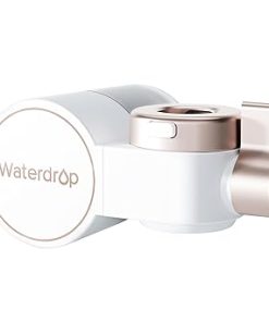 Waterdrop Water Filter for Sink Faucet 2.0, Bathroom Sink Water Filter Faucet for Skin, 0.01 Micron, Reduce Chlorine & Scale Control，BFT1 Water Softner(1 Filter Included)