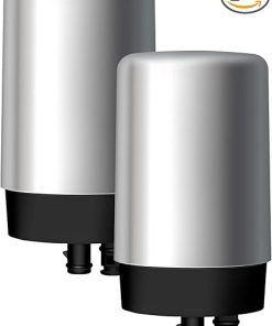 Waterdrop Faucet Filter Cartridges, Replacement for Brita® Faucet Filter 36311 On Tap Water Filtration System Replacement Filters, Chrome(Pack of 2)