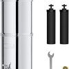 Waterdrop Countertop Water Filter, 4000 Gallons Water Filter for Sink Faucet and Filter Life Reminder, Reduces Heavy Metals, Bad Odor, and 99% Chlorine (2 Filter Included) WD-CTF-06 3