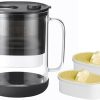 Waterdrop Glass Water Filter Pitcher with 2 Filters, Eco-Friendly, with NSF 53&42&372 Certified Filter, 7-Cup, Reduces PFOA/PFOS, Chlorine, Cadmium, Copper, Mercury, BPA Free, Easy to Clean