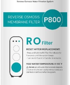 Waterdrop WD-G3P800-N2RO Filter, Replacement for WD-G3P800-W Tankless Reverse Osmosis System, Reduce PFAS, 2-year Lifetime