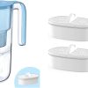 Waterdrop 200-Gallon Long-Life Elfin 7-Cup Water Filter Pitcher with 1 Filter & Waterdrop WD-PF-01A Plus Replacement Filters