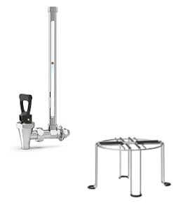 Waterdrop Water Level Spigot & Waterdrop Water Filter Stainless Steel Stand