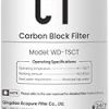 Watedrop 5 Micron Water Filter 10″ x 2.5″ Whole House Water Filter Replacement Cartridge, Sediment Water Filter Replacement for Any 10 inch RO Unit, Aqua-Pure® AP110, Culligan® P5, WHKF-GD05, 6 Pack 4