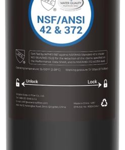 Waterdrop RF15 Replacement Filter Cartridge For 15UA/15UB/15UC Under Sink Water Filter, Reduces PFOA/PFOS, PFAS, Lead, Chlorine, Bad Taste & Odor, NSF/ANSI 42 Certified, 19K Gallons High Capacity