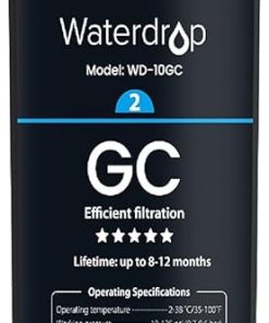 Waterdrop WD-10GC Under Sink Water Filter, Replacement for Waterdrop TSA & TSB & TSB CM 3-stage Under Sink Water Filter System