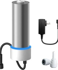Waterdrop LED UV͎ Ultrąviolët Water Filter for Under Sink Water Filter System and Reverse Osmosis System, Reduce up to 99.9% of Baçtёria, Mercury-Free, FCC Certified, Stainless Steel, 50 Year Life Tim