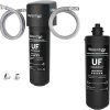 Waterdrop 10UA-UF 0.01 μm Ultra Filtration Under Sink Water Filter for Baçtёria Reduction, 8K Gallons, Direct Connect to Kitchen Faucet, with RF10-UF Replacement Filter for 10UA/10UA-UF/10UB/10UB-UF