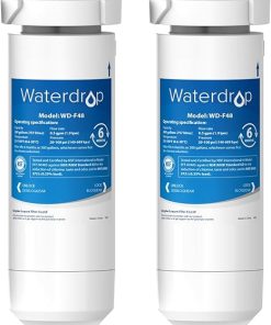 Waterdrop XWF Replacement for GE® XWF Refrigerator, GE® XWF Water Filter, WR17X30702, 2 Filters