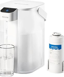 Waterdrop Electric Water Filter Pitcher, Reduce 99.6% of Lead and 45+ Impurities, 200-Gallon Rechargeable Water Dispenser, Instant 15-Cup Countertop System, NSF/ANSI 401&53&42&372, NOT Reduce TDS