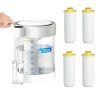 Waterdrop 200-Gallon Long-Life 40-Cup Water Filter Dispenser (with 1 Filter) & Waterdrop WD-PF-01A Plus NSF Certified Filters (3 Packs). 3