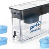 Waterdrop Slim Alkaline Water Filter Dispenser, Large 35-Cup, Up to PH 9.5, Healthy, Clean & Toxin-Free Mineralized Alkaline Water, 3 Filters Included