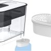Waterdrop Glass Water Filter Pitcher with 2 Filter, Eco-Friendly, with NSF 53&42&372 Certified Filter, 7-Cup, Reduces PFOA/PFOS, Chlorine, Cadmium, Copper, Mercury, BPA Free, Easy to Clean 3