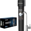 Waterdrop 15UB Under Sink Water Filter, Under Sink Water Filtration System for 2 Years, NSF/ANSI 42 Certified, Reduces PFAS, PFOA/PFOS, Lead, Under Sink Water Filter with Faucet, 16K Gallons