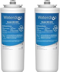 Waterdrop AP5527 Post Water Filter Cartridge, Model No.WD-W59, Replacement for Aqua-Pure® AP5527, 5598101, AP-RO5500, APRO5500 System (Pack of 2)
