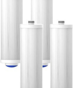 Waterdrop 5 Micron Sediment Water Filter Replacement Cartridge for WD-BG101 Mega Spin Down Whole House Water Filter System, 10" x 3" PP Cotton Filter Replacement Cartridge Pack of 4