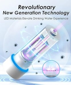 Waterdrop LED UV͎ Ultrąviolët Water Filter for Under Sink Water Filter System and Reverse Osmosis System, Reduce up to 99.9% of Baçtёria, Mercury-Free, FCC Certified, Stainless Steel, 50 Year Life Tim 2