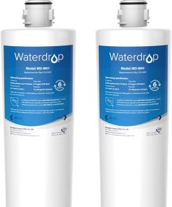 Waterdrop 3US-AF01 Under Sink Water Filter, Replacement for Standard Filtrete® 3US-AF01, 3US-AS01, Aqua-Pure AP Easy C-CS-FF, WHCF-SRC, WHCF-SUFC, WHCF-SUF, NSF/ANSI 42 Certified, Pack of 2