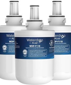 Waterdrop Plus DA29-00003G NSF 401 Refrigerator Water Filter, Replacement for Samsung DA29-00003B, DA29-00003A, Aqua-Pure Plus, HAFCU1, RFG237AARS, RS22HDHPNSR, 3 Filters (Package May Vary)