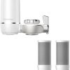 Waterdrop Soft Water Skincare Filter 2.0 BFT1, Faucet Water Filter, 0.01 Micron, Reduce Chlorine & Scale Control and Waterdrop X12-Alkaline Mineral pH+ Reverse Osmosis System 3