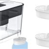 Waterdrop Glass Water Filter Pitcher with 2 Filters, Eco-Friendly, with NSF 53&42&372 Certified Filter, 7-Cup, Reduces PFOA/PFOS, Chlorine, Cadmium, Copper, Mercury, BPA Free, Easy to Clean 3
