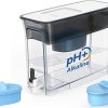 Waterdrop 200-Gallon Long-Life Lucid 10-Cup Water Filter Pitcher, Black & Waterdrop WD-PF-01A Plus Replacement Filters for All Waterdrop Pitcher Filtration System, Pack of 3 4