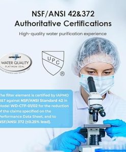 Waterdrop WD-CFF-01 Replacement Filter, Countertop Water Filter, Longer Filter Life, 5-stage Water Filter, Reduces Heavy Metals, Bad Taste and Up to 99% of Chlorine, 1 Pack 2