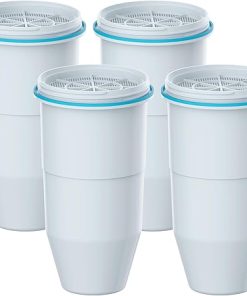 Waterdrop Multiple-Stage Water Filters, Reduce TDS, Compatible with Pitcher and Dispenser, NSF/ANSI 42&372 Certified, Reduce Chlorine, 4 Pack