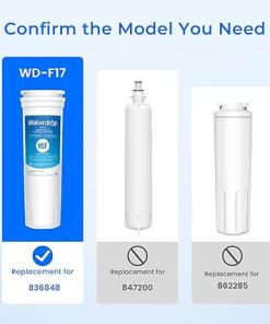 Waterdrop 836848 Replacement for Fisher & Paykel® 836860, 862285, 862284, E402, E442B, E522B, RO185014, RO185011, Refrigerator Water Filter, Pack of 3 2