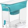 Waterdrop Water Filter Pitcher, 200-Gallon Long-Life, Countertop NSF Certified Water Purifier, Replaces 6,400 Plastic Water Bottles a Year, Reduces Chlorine, PFOA/PFOS, 7-Cup, Blue 3