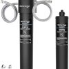 Waterdrop AP13 Under Sink Water Filter and Refrigerator Water Filter 2-in-1, Inline Water Filter System for Refrigerator and Undersink, Reduce PFOA/PFOS, NSF/ANSI 42 certified-BUNDLE 4