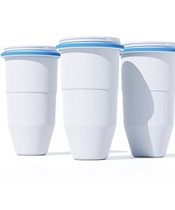 Waterdrop Replacement Filters for Waterdrop WD-PT-08B Pitcher, NSF/ANSI 53 Certified, Reduces TDS, PFOA/PFOS, Lead, Chlorine, and More, 4-Stage Filtration Replacement (Pack of 3)