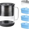 Waterdrop 200-Gallon Long-Life Elfin 7-Cup Water Filter Pitcher with 1 Filter & Waterdrop WD-PF-01A Plus Replacement Filters 3