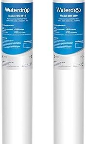 Waterdrop I2000 2 Under Sink Water Filter, 26K Gallons, Replacement Cartridge for Everpure i2000, MC2, ESO7, MH2, EV9612-22, EV9612-56, EV9607-25, EV9613-21, Pack of 2