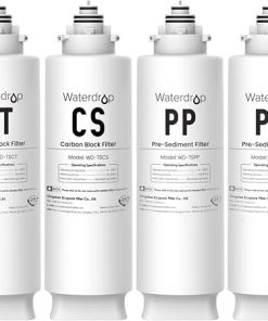 Waterdrop Undersink Replacement Water Filter Compo Pack, 2PP+CT+CS