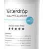 Waterdrop Spin Down Sediment Filter, Backwash Whole House Water Filter System for City/Well Water, 100 Micron+500 Micron, 1″ MNPT + 3/4″ FNPT + 3/4″ MNPT, Traps Sand, BPA Free 3
