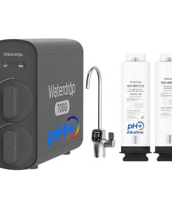 Waterdrop G5P700A Alkaline Mineral pH+ Reverse Osmosis Water Filter with WD-G5P700A-CF Filter and WD-G5P700-RO Filter, NSF/ANSI 372 Certified, 700G Reverse Osmosis System, Bundle