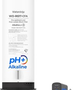Waterdrop WD-G5P700A-CF Filter, Replacement for WD-G5P700A Undersink Reverse Osmosis System, 6-month Lifetime