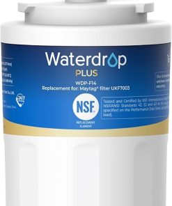 Waterdrop Plus UKF7003 Replacement for Maytag® UKF7003, UKF7002AXX, Whirlpool® EDR7D1, UKF7002, UKF7001AXX, UKF6001AXX, UKF5001, NSF 401&53 Certified Refrigerator Water Filter (Package May Vary)