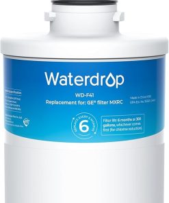 Waterdrop MXRC Replacement for GE® MXRC, FXRC, FXRT, HXRC, 9905, 46-9905 & 1E1013 Refrigerator Water Filter, 1 Pack