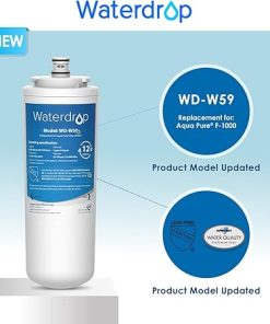 Waterdrop AP5527 Post Water Filter Cartridge, Model No.WD-W59, Replacement for Aqua-Pure® AP5527, 5598101, AP-RO5500, APRO5500 System (Pack of 2) 2