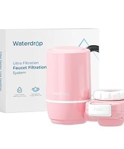 Waterdrop Sink Filter Water Faucet for Skin Care, Bathroom Faucet Filter, 320 Gallons, NSF Certified Water Purifier, 0.01μm Ultra-Filtration System, Reduces Chlorine Lead-Free Material