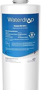 Waterdrop 3US-AF01 Undersink Water Filter, Replacement for Filtrete® 3US-AF01, 3US-AS01, Aqua-Pure AP Easy C-CS-FF, WHCF-SRC, WHCF-SUFC, WHCF-SUF, NSF/ANSI 42 Certified, Pack of 1