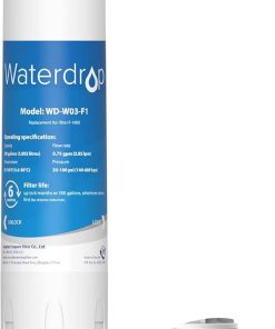 Waterdrop F-1000,4204490 Water Filter, Replacement for Sub-Zero® 4204490, 4290510, InSinkErator® F-1000 F-2000 F-3000 Filter and AquaPure AP Easy C-Complete, Subzero Water Filter,NSF/ANSI 42