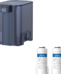 Waterdrop Mega Electric Water Filter Pitcher, Dispenser, 200-Gallon, 5X Times Long-Life Filtered Water Pitchers, NSF/ANSI 42&53&401&372, Reduce Chlorine, Lead, PFAS, 27-Cup, Blue, with 2 Filters