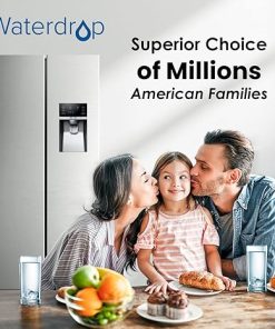 Waterdrop Plus RPWF Refrigerator Water Filter, Replacement for GE® RPWF (NOT RPWFE), Reduce PFAS, WDP-F19, DWF-36, R-3600, MPF15350, OPFG3-RF300, RWF1063, Certified by NSF 401&53&42, 2 Filters 2