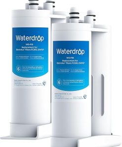 Waterdrop Replacement for EWF01®, FC-300, FC300, EFF-6018A, 241988703 Refrigerator Water Filter, 2 Filters