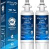 Waterdrop WD-F13 Water Filter, Replacement for GE® SmartWater® MWF®, MWFINT, MWFP, MWFA, GWF, HDX FMG-1, Kenmore® 9991, GSE25GSHECSS, WFC1201 4